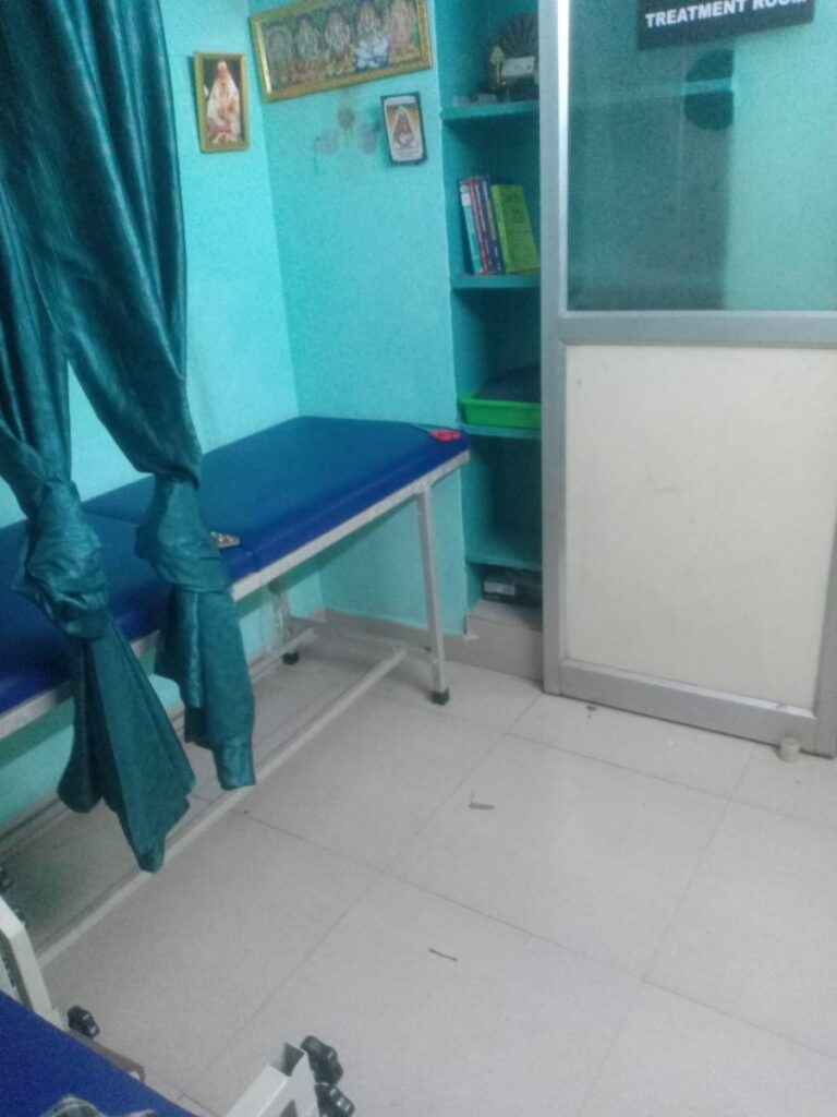 Treatment room at Mathisha Physio and Rehab Clinic